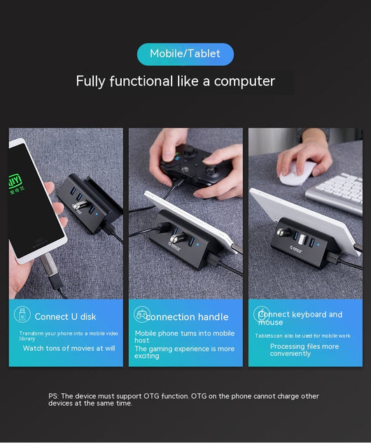 Hub USB de Alta Velocidad Multi-interfaz - Expansor de Puertos Profesional - Image 9