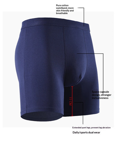 Calzoncillos Deportivos de Algodón para Hombre - Prevención de Rozaduras - Image 17