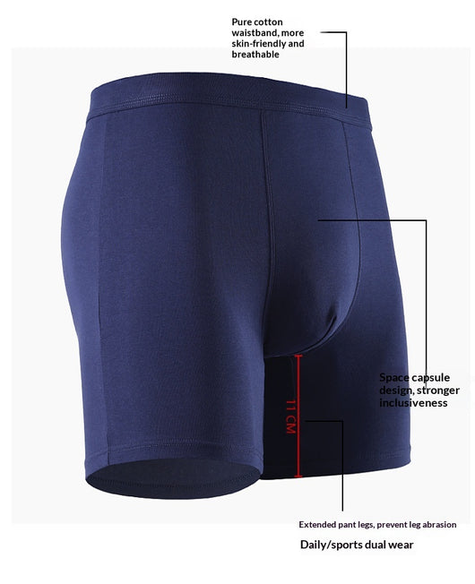 Calzoncillos Deportivos de Algodón para Hombre - Antirozadura - Image 22