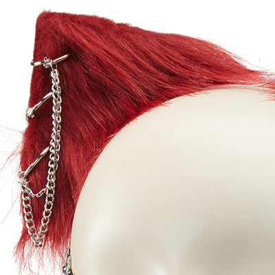 Diadema Gótica de Orejas de Gato Artesanal - Image 6