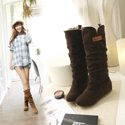 Botas Planas con Encaje Escarchado para Mujer - Image 12