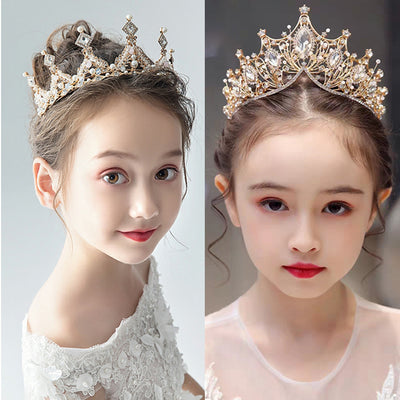 Diadema Corona Princesa con Cristales Brillantes para Niñas - Image 9