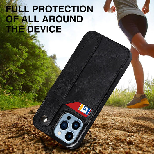 Funda para Celular con Correa de Muñeca y Protección para Tarjetas - Image 24