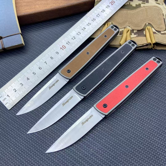 Cuchillo Plegable de Frutas con Diseño Personalizado Hecho a Mano