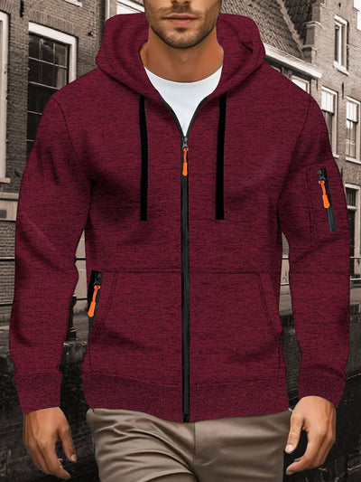 Suéter Deportivo con Capucha y Textura Jacquard para Hombre - Image 7