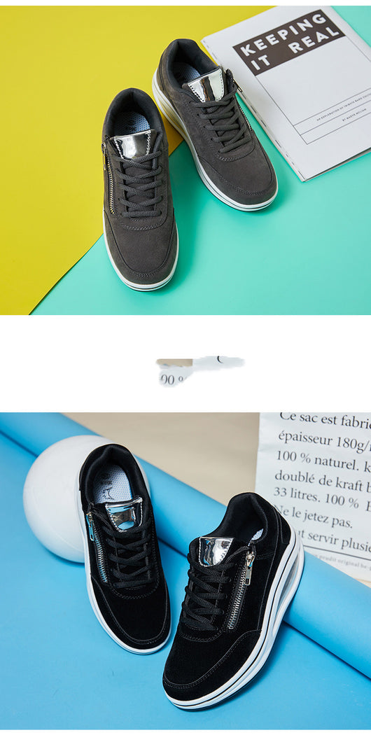 Tenis para Mamá con Suela Gruesa y Movimiento Mecedora - Image 10