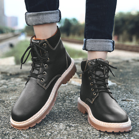 Botas Martin Altas Estilo Británico - Zapatos de Trabajo y Casual Premium - Image 10