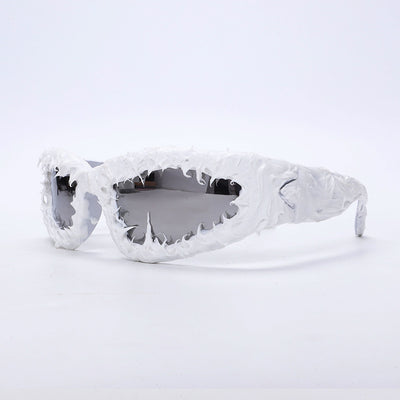 Gafas de Sol Cat Eye Punk con Estilo Unisex - Protección UV y Personalidad - Image 11