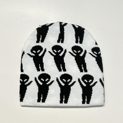 Gorro Tejido Alienígena Cartoon para Otoño e Invierno - Diseño Halloween Creativo - Image 7
