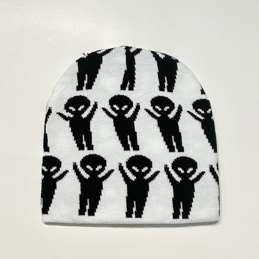 Gorro Tejido Alienígena Cartoon para Otoño e Invierno - Diseño Halloween Creativo - Image 7