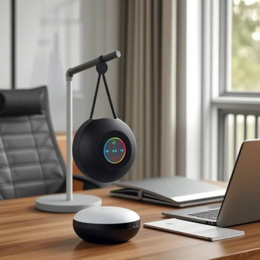 Parlante Bluetooth Portátil Impermeable con Luces LED Multicolor