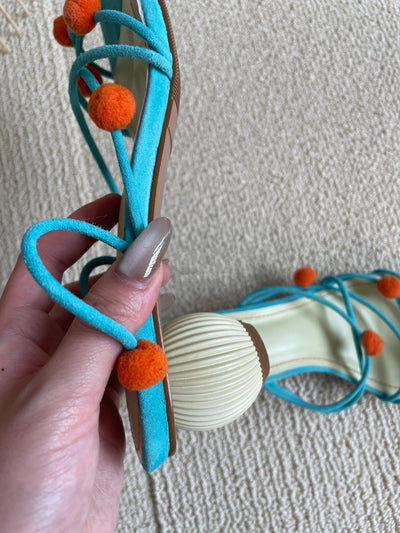 Sandalias de Tacón Alto Elegantes en Cuero Genuino Francés con Tiras Finas - Image 17