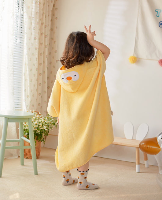 Bata Infantil con Capucha de Algodón Absorbente - Image 10