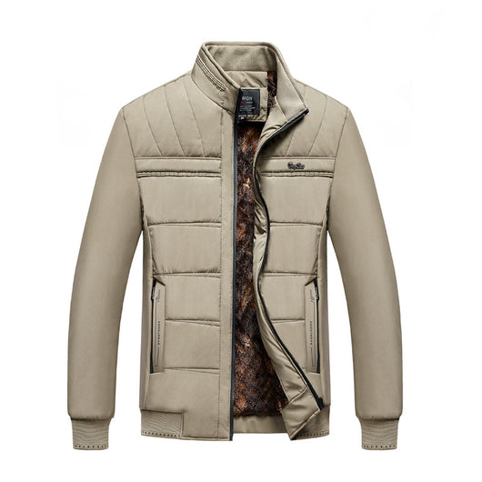 Chaqueta Acolchada de Invierno para Hombre con Cuello Alto - Image 6