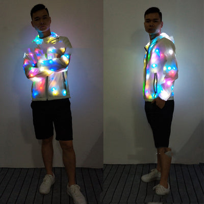 Chaqueta LED Luminosa para Hombre con Colores Dinámicos - Image 3