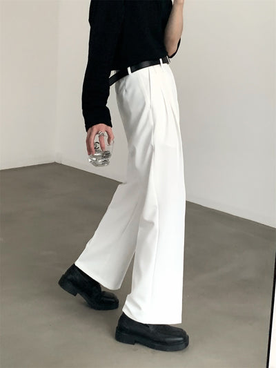 Pantalones Anchos Efecto Drapeado Estilo Urbano Relajado - Image 35