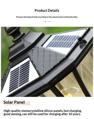 Lámpara Solar para Pilares y Portones - Luz LED Exterior Impermeable - Image 16