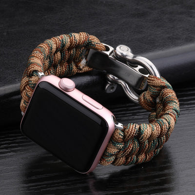 Correa Deportiva Nylon para iWatch 38/40/42/44mm con Hebilla de Acero - Image 15