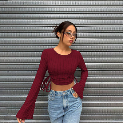 Playera Slim Fit Mujer Tendencia Otoño Invierno Street Style - Image 8