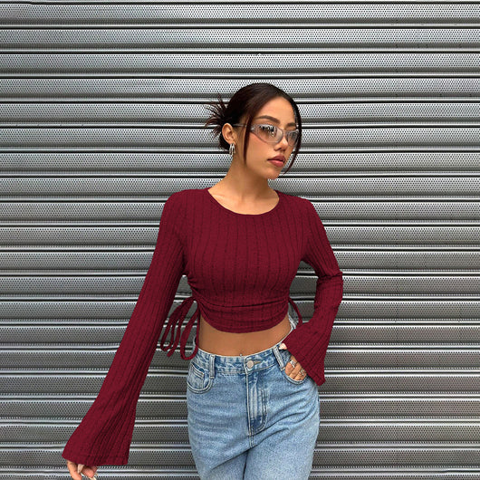 Playera Slim Fit Mujer Tendencia Otoño Invierno Street Style - Image 8