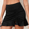 Short de Baño Mujer Cintura Alta con Pliegues - Diseño Liso y Elegante