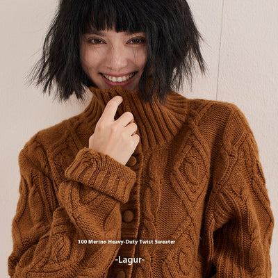 Cardigan Grueso de Algodón Suave - Abrigo Casual Cómodo - Image 4