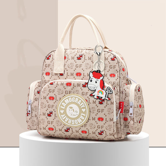Bolsa Maternal Compacta Multifuncional con Estampado - Image 3