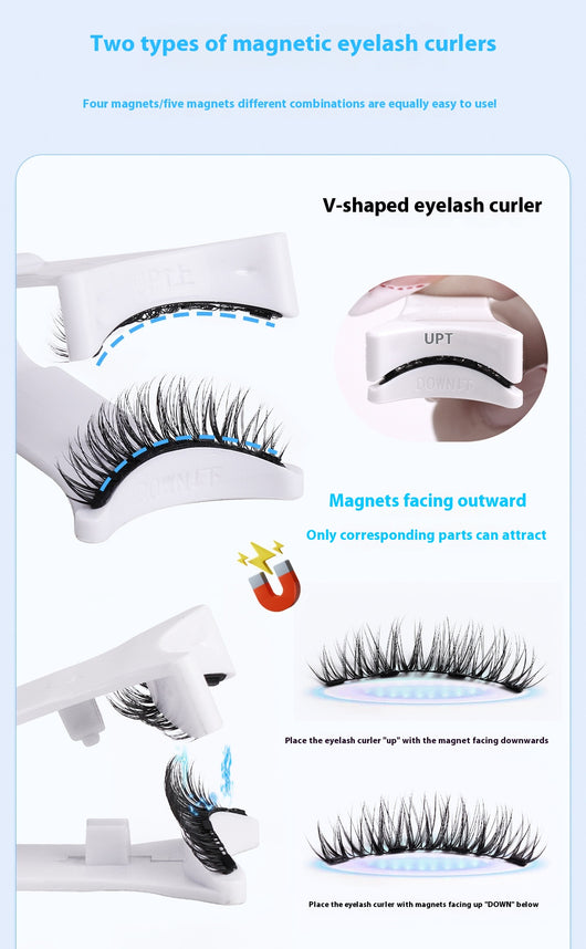 Pestañas Postizas Magnéticas con Tallo Rígido para Mujer - Image 12