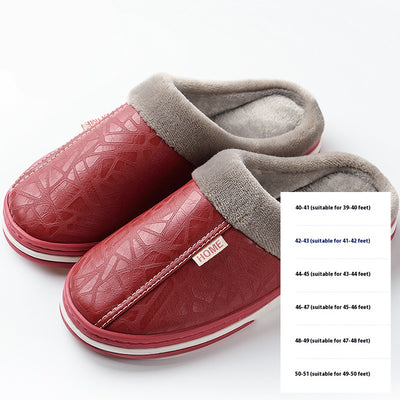 Pantuflas de Algodón Impermeables con Suela PU - Image 12
