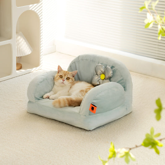 Cama Térmica para Gatos con Forro Removible y Lavable