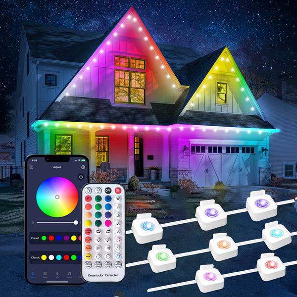 Lámpara Decorativa Inteligente RGB 24V para Aleros