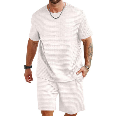 Conjunto Deportivo Casual: Playera y Shorts de Color Liso - Image 28