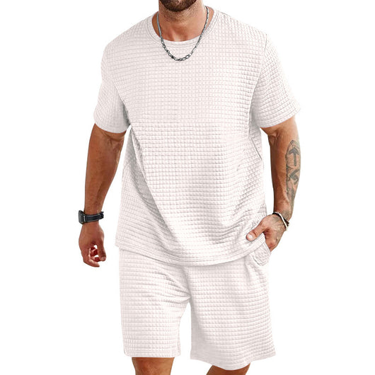 Conjunto Deportivo Casual: Playera y Shorts de Color Liso - Image 28