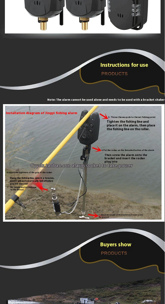 Alarma Electrónica Inalámbrica para Pesca - Image 15