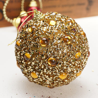 Adorno Navideño Bola Esponjosa con Colgante Decorativo - Image 2