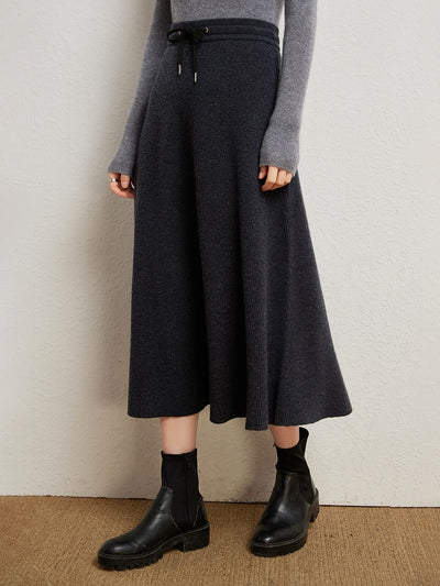 Falda Tejida de Cashmere Premium para Mujer - Image 9
