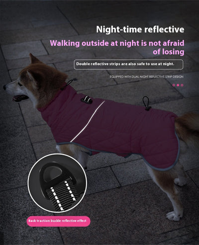Abrigo Acolchado para Perros Medianos y Grandes - Algodón Térmico Protector - Image 12