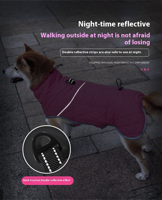 Abrigo Acolchado para Perros Medianos y Grandes - Algodón Térmico Protector - Image 12