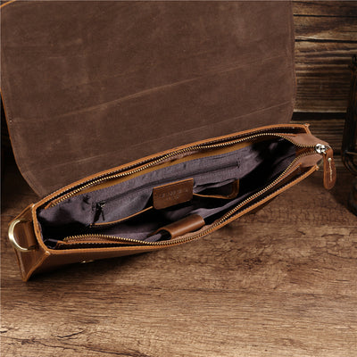 Portafolio Vintage Kumon para Hombre - Elegancia Profesional - Image 13