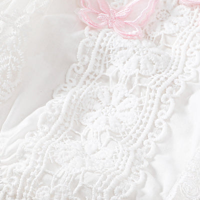Vestido Princesa Niña con Encaje de Mariposas y Diadema - Image 13
