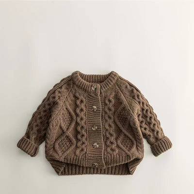 Suéter Tejido Acolchado para Bebé - Abrigo Grueso de Estilo - Image 11