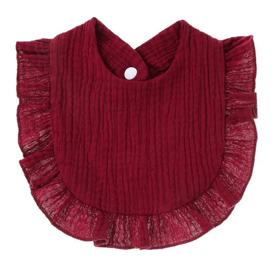 Babero de Gasa de Algodón con Encaje y Bolsillo Absorbente - Image 38
