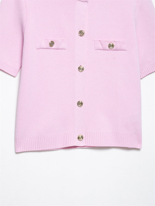 Chaqueta Tejida de Manga Corta Mini - Image 15