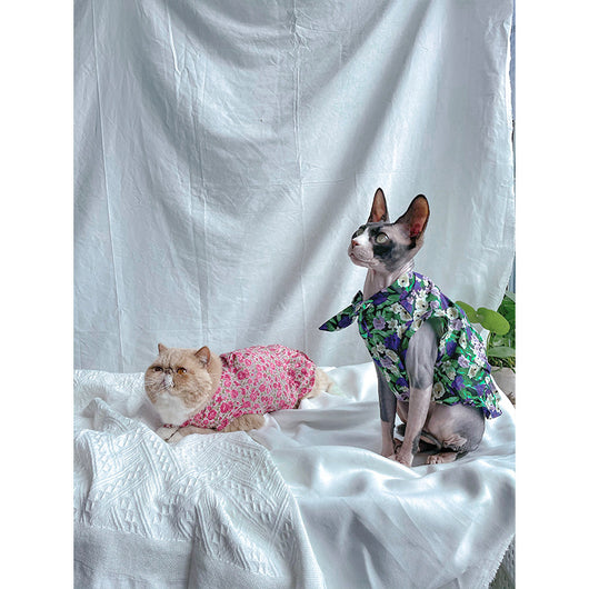 Vestido Floral Verano para Gatos Sphinx - Tela Ligera y Fresca - Image 11