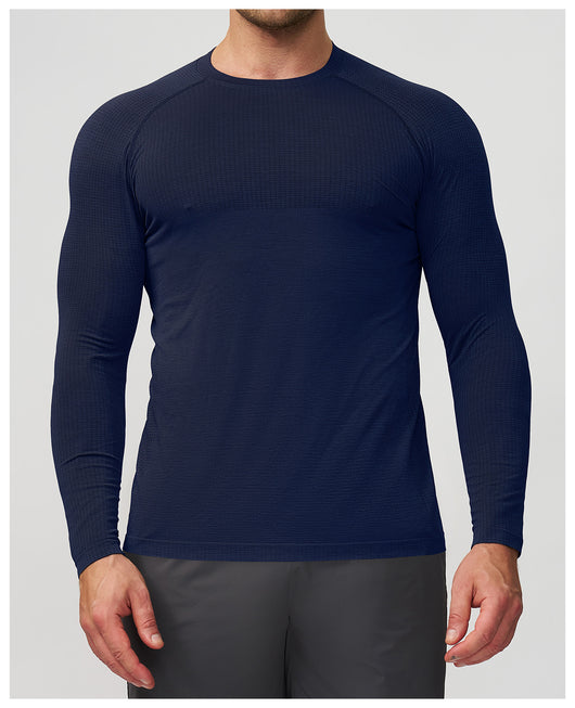 Playera Deportiva Manga Larga Transpirable de Secado Rápido para Hombre - Image 28