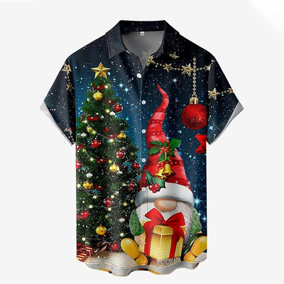 Playera Navideña Impresa en 3D Casual