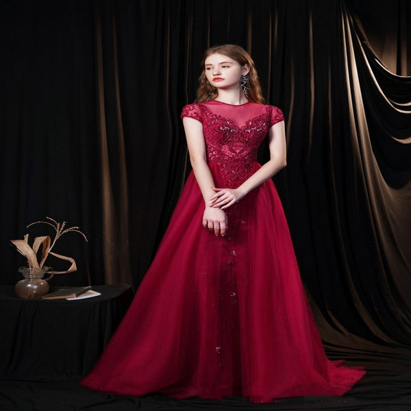 Vestido de Noche Lujo Pesado Sen French Dream
