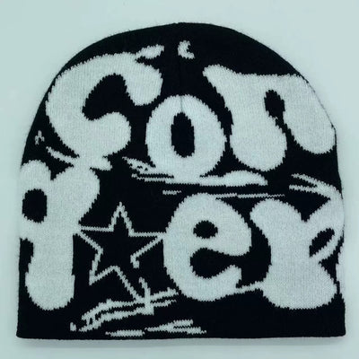 Gorro Tejido Reversible Doble Cara con Patrón Jacquard de Lana - Image 27