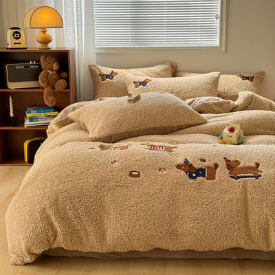 Conjunto Térmico Infantil de Cachemira Extra Grueso con Diseños Divertidos - Image 3