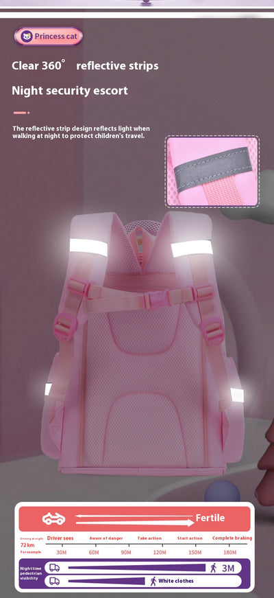 Mochila Escolar Protectora de Columna Vertebral con Gran Capacidad - Image 11